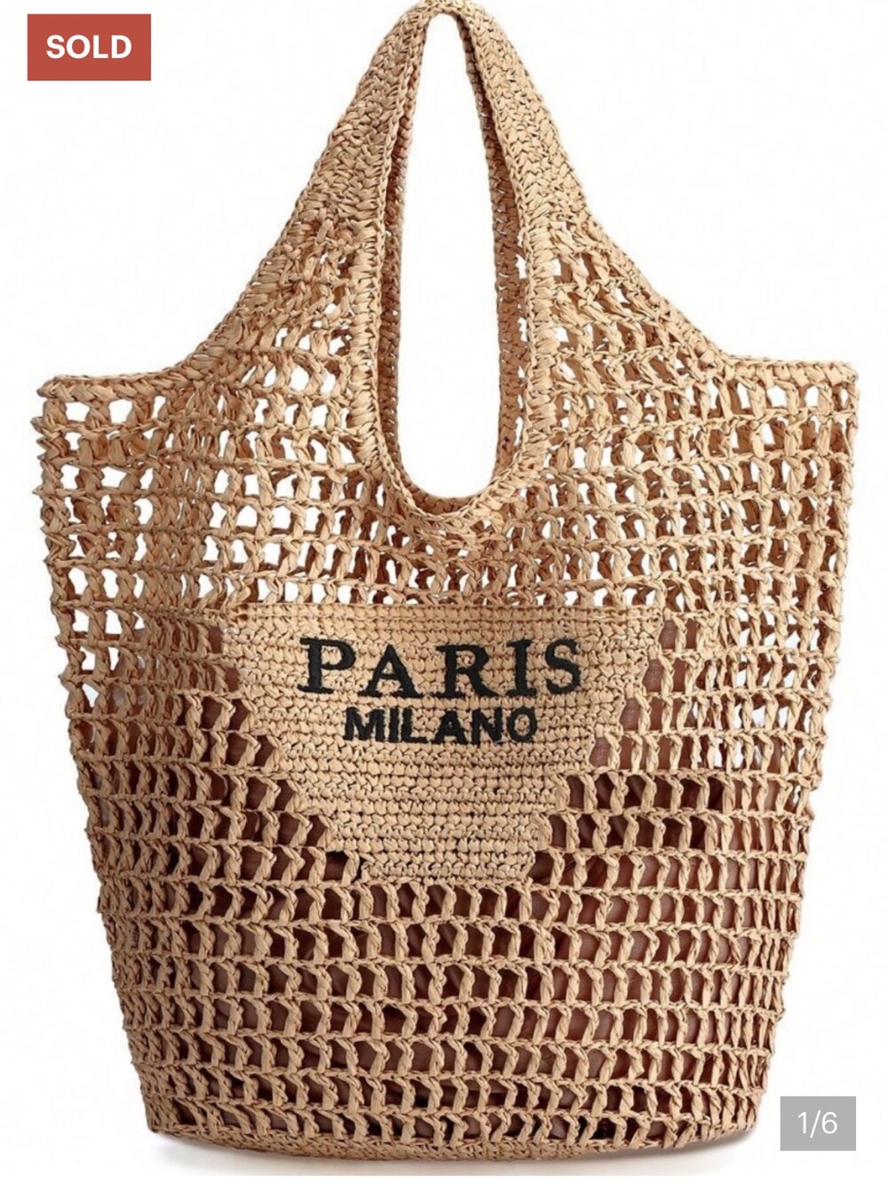 Vacation Women's Straw Beach tote bag